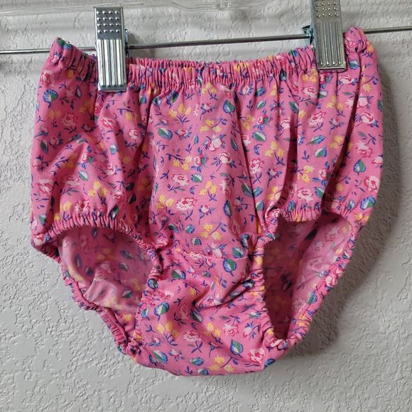 Chaps smocked frock dress with diaper cover chintz pattern NWOT - Picture 6 of 6